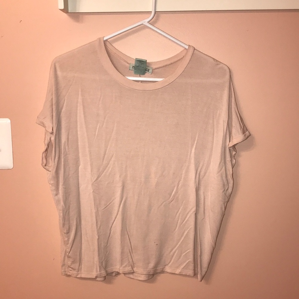 soft pink t-shirt